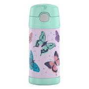 Thermos FUNtainer Vacuum Insulated Drink Bottle - Butterfly Frenzy - 355ml