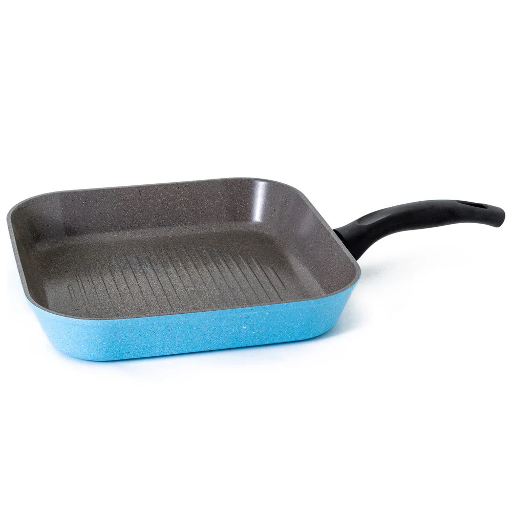 Neoflam Luke Hines 28cm Grill pan Induction Marble Blue EC-RMG28I