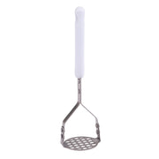 Appetito Stainless Steel Mini Masher - White