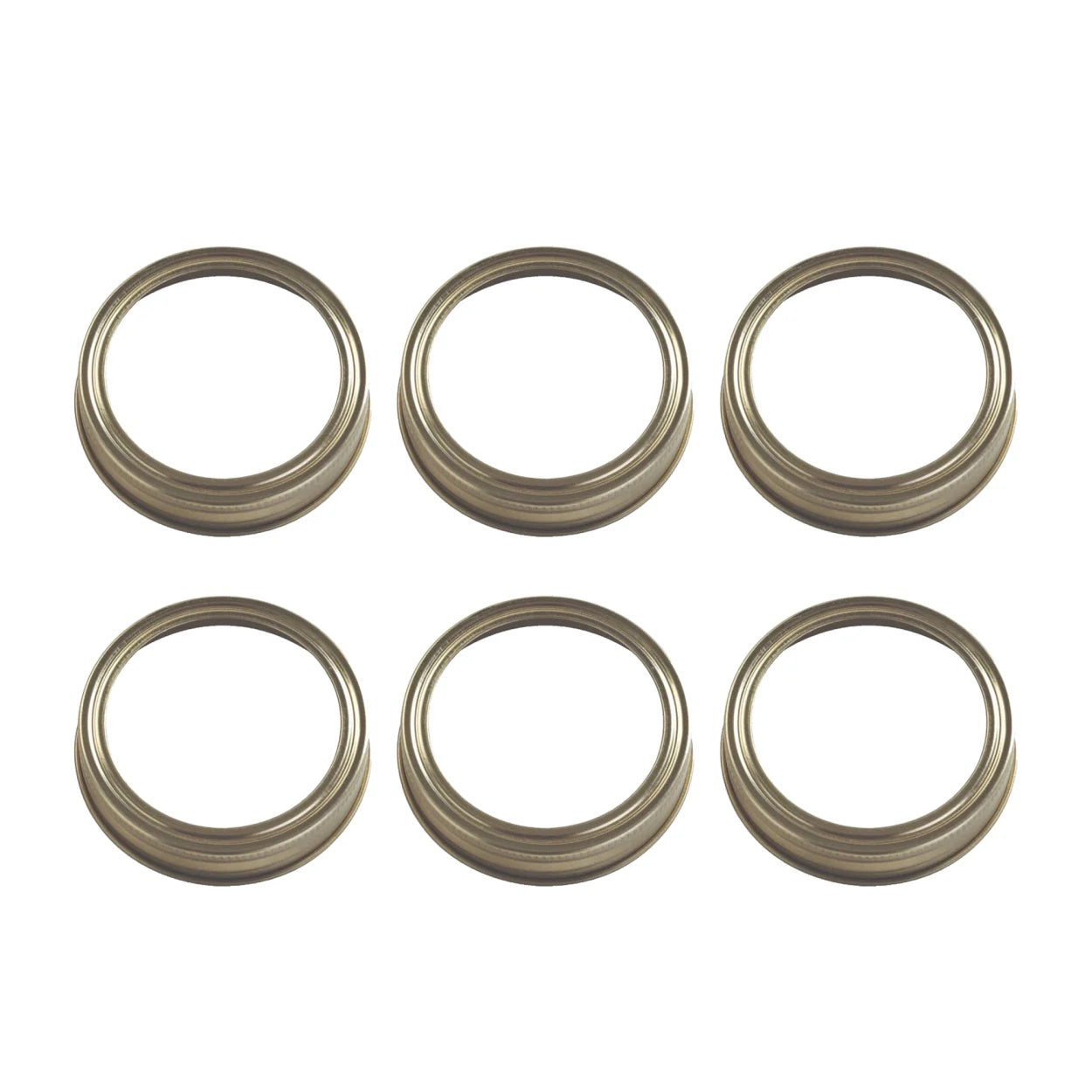 Kilner Wide Mouth Preserve Screw Band 6pk