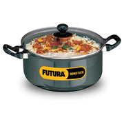 Hawkins Nonstick Cook-n-serve Stewpot 5 Litre With Glass Lid NST50G