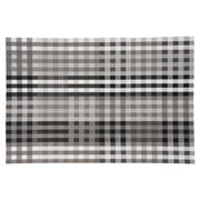 MW Table Accents Placemat 45x30cm White Grey Check