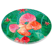 Maxwell & Williams Teas & C's Tropicana Ceramic Round Coaster 10cm Palm Leaf