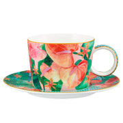 Maxwell & Williams Teas & C's Tropicana Cup & Saucer 250ML Pink Gift Boxed