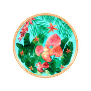 Maxwell & Williams Teas & C's Tropicana Coupe Plate 19.5cm Blue Gift Boxed