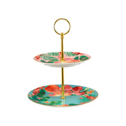 Maxwell & Williams Teas & C's Tropicana 2 Tiered Cake Stand Gift Boxed