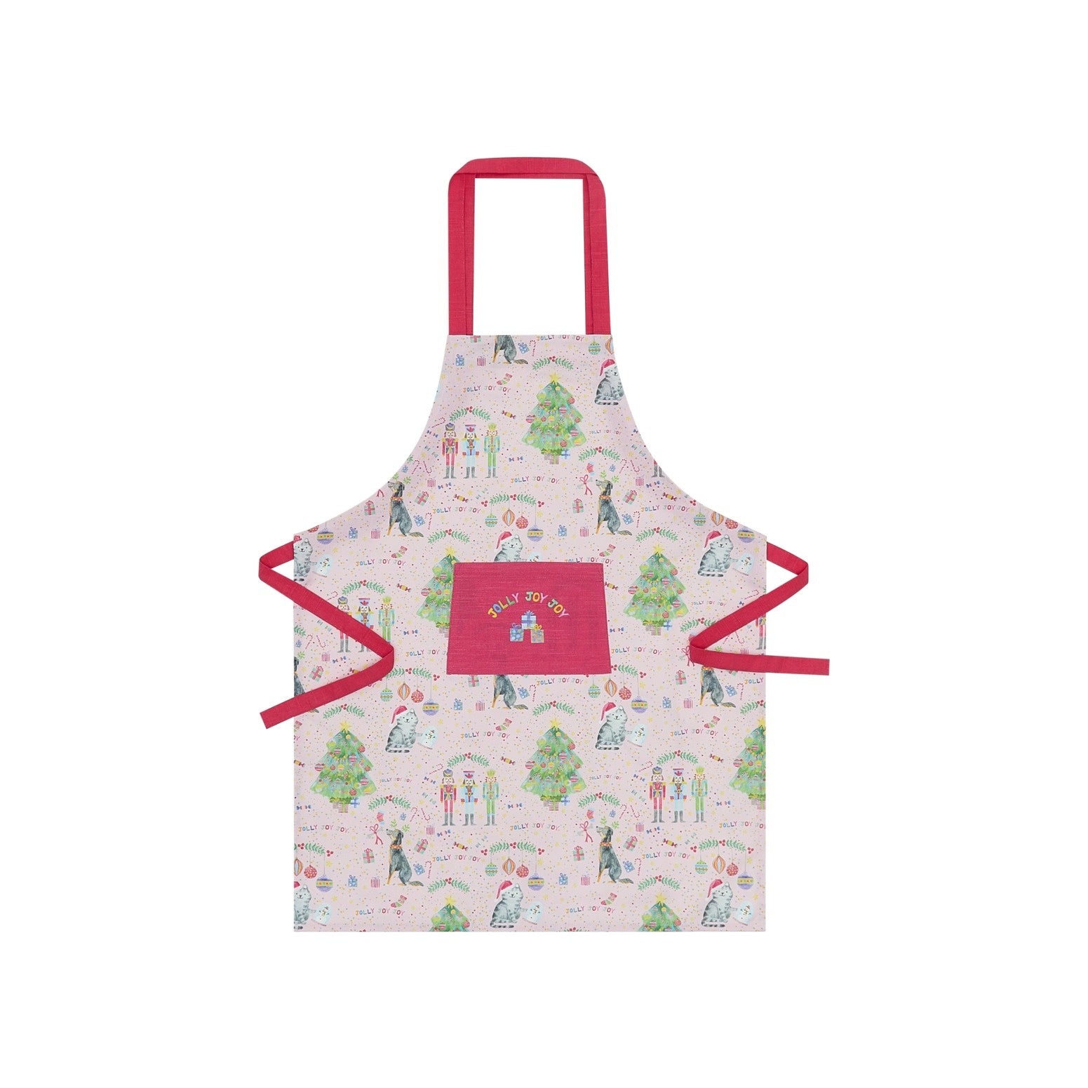 Maxwell & Williams Jolly Joy Joy Christmas Apron 70cmx90cm Gift Boxed