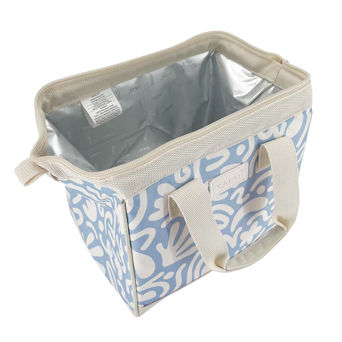 Sachi Style 34 Insulated Lunch Bag = Blue Squiggles