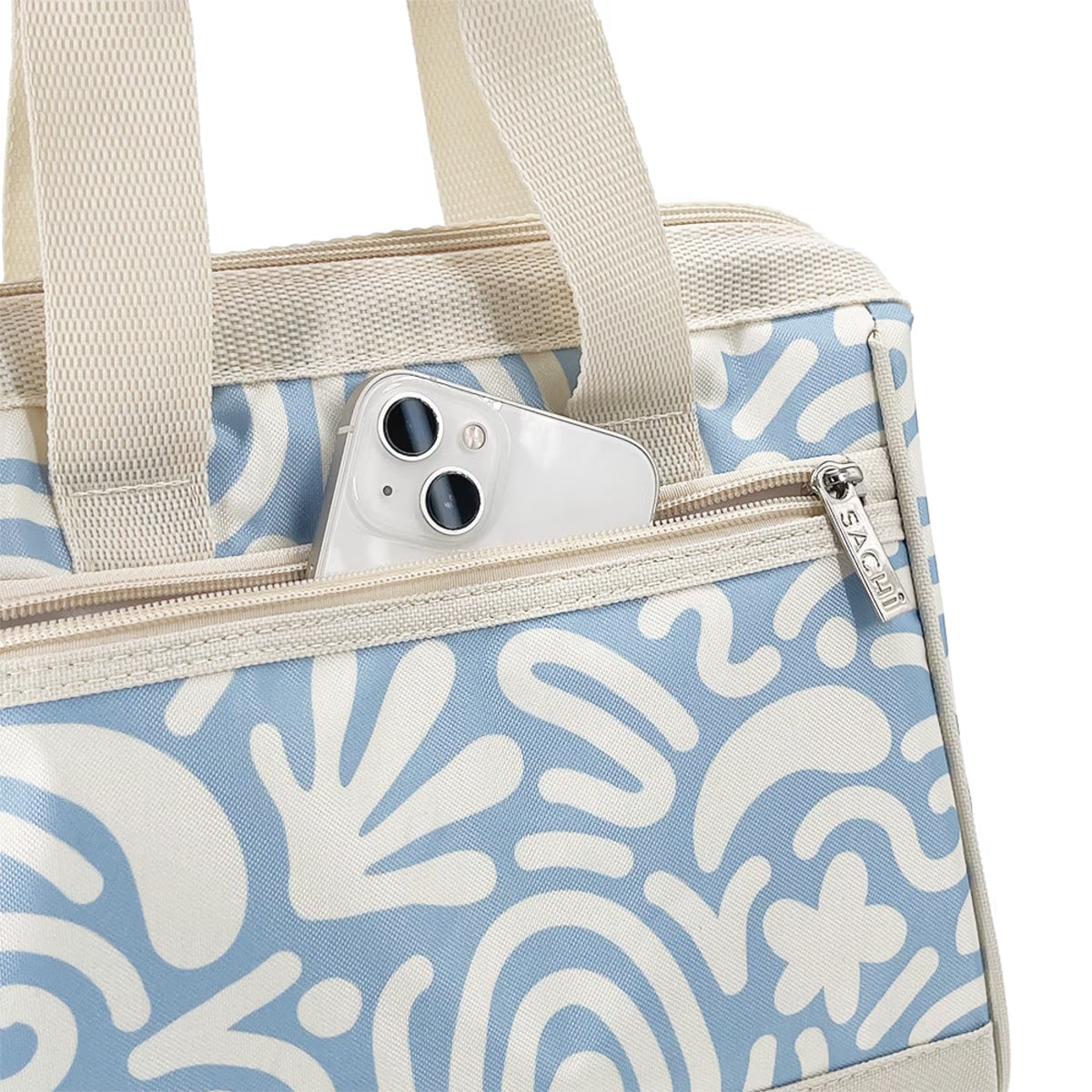 Sachi Style 34 Insulated Lunch Bag = Blue Squiggles