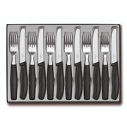 Victorinox Swiss Classic Cutlery Set 12 Piece - Black