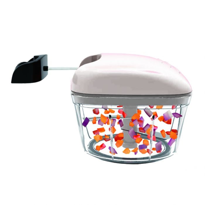 Appetito Pull Chopper - White - Grey