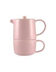 Maxwell & Williams Cafe Life Tea for One With Infuser 450ML Rose Gift Boxed
