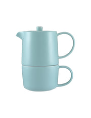 Maxwell & Williams Cafe Life Tea for One With Infuser 450ML Cloud Gift Boxed
