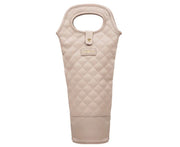 Tempa Quilted Latte Insulated Single Wine Bag