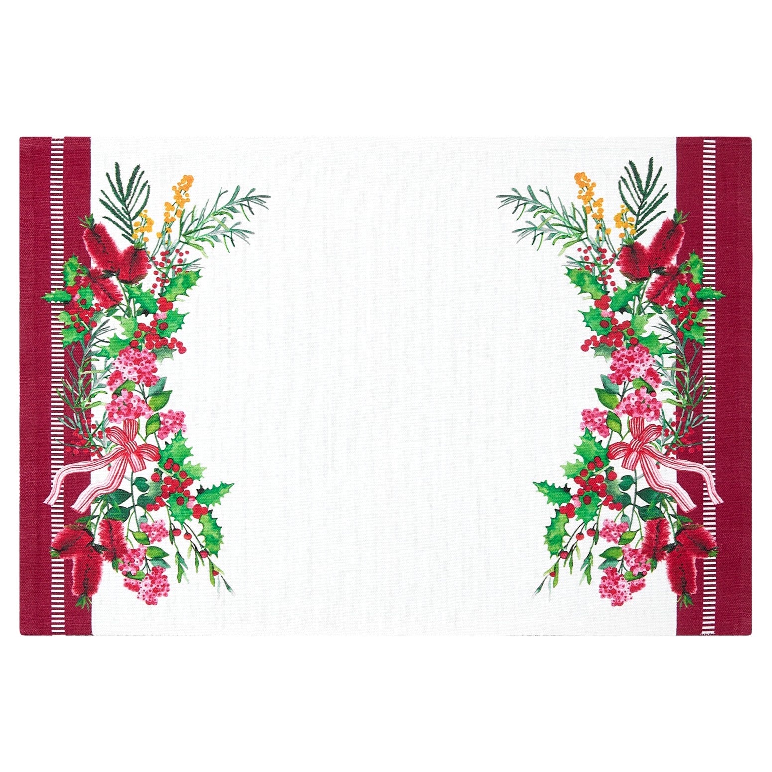 Maxwell & Williams Festive Flora Cotton Placemat 45x30cm