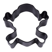 Skull & Crossbones Cookie Cutter 9cm (Black)