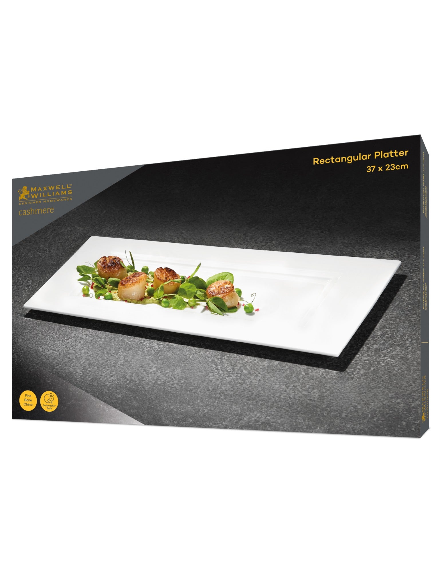 Maxwell & Williams Cashmere Rectangular Platter 37x23cm Gift Boxed