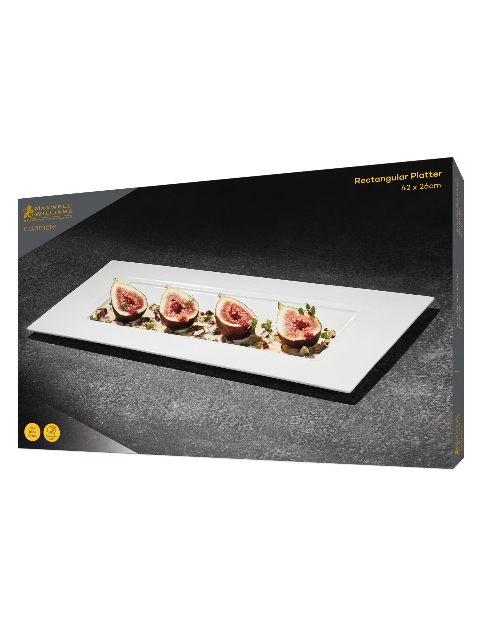 Maxwell & Williams Cashmere Rectangular Platter 42x26cm Gift Boxed