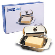 Integra 18/8 Stainless Steel Butter Dish Keeper Server with Cover