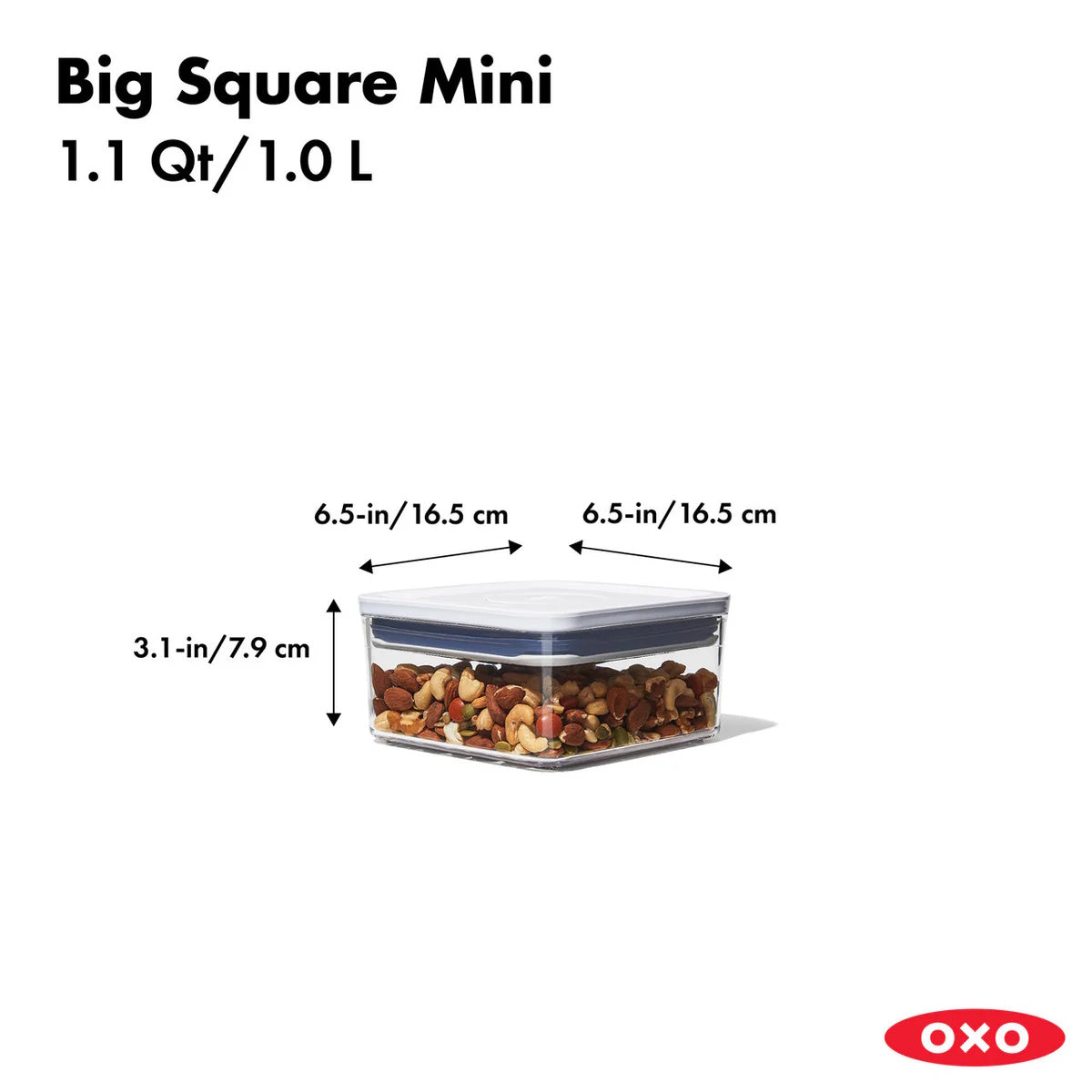 OXO Good Grips POP 2.0 Big Square Container Mini 1L