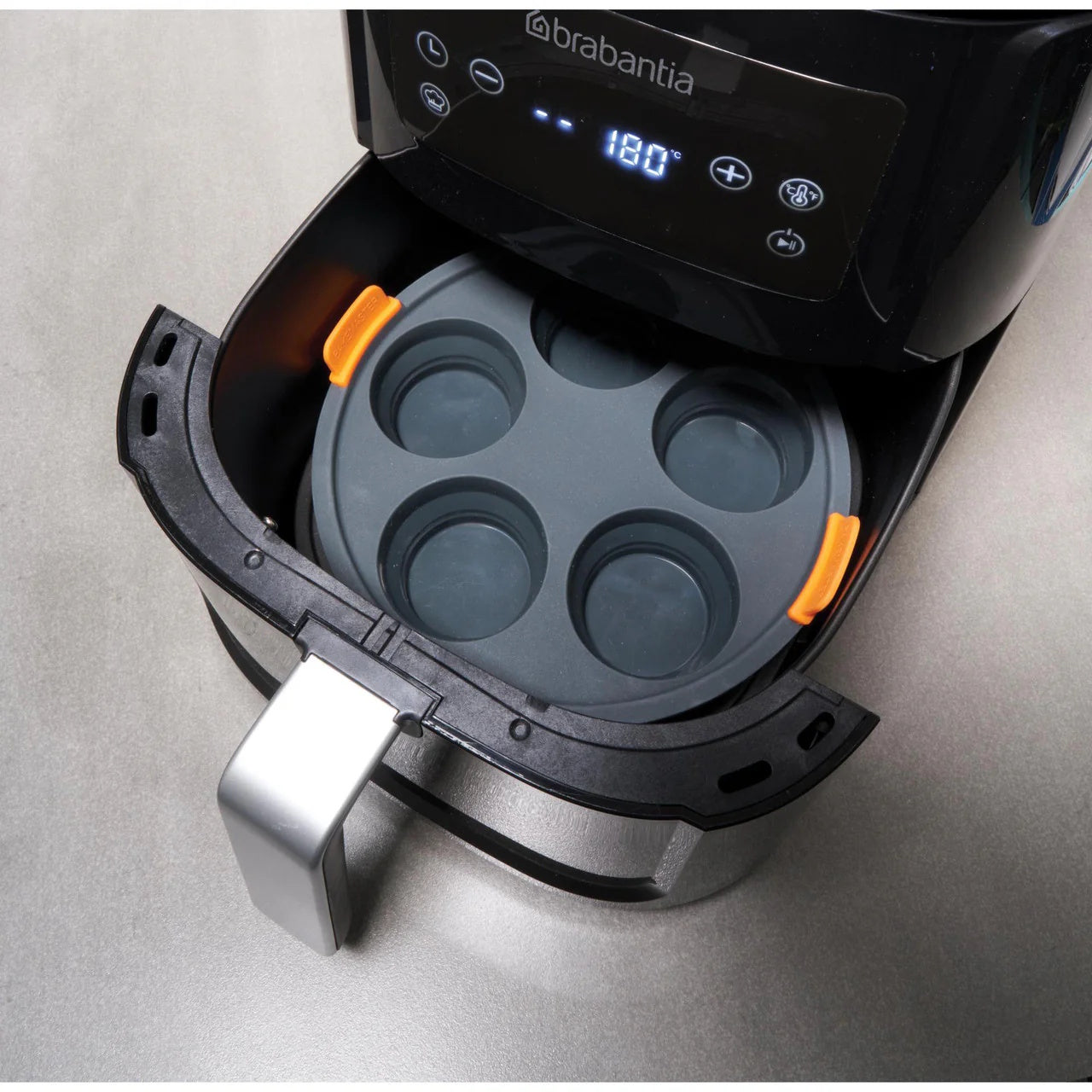Bakemaster Silicone Collapsible 5 Cup Muffin Air Fryer Insert 21 X 4cm