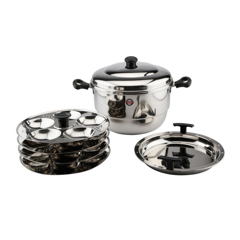 Embassy Stainless Steel Idli Maker/Pot with Steamer,20 Idlis