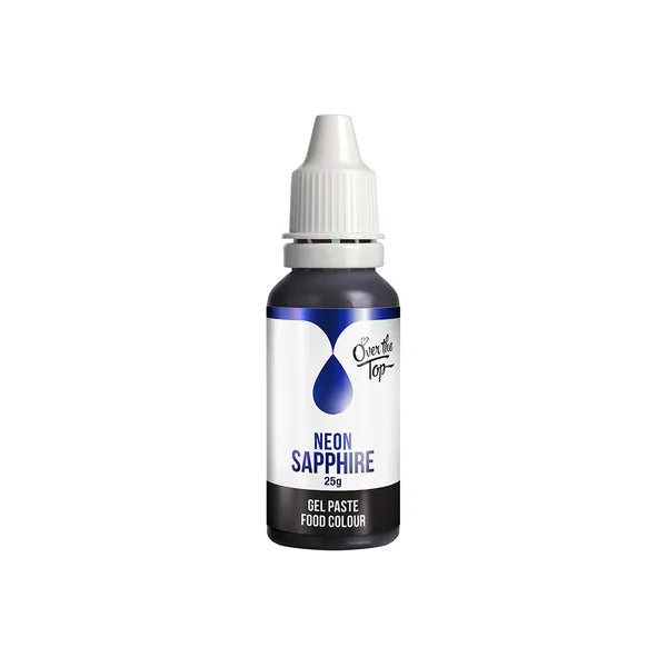 Over The Top Neon Food Colour - Sapphire 25g