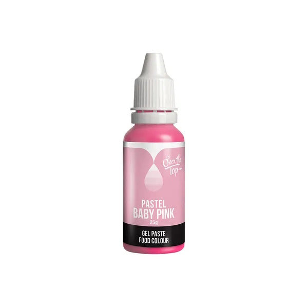 Over The Top Pastel Food Colour - Baby Pink 25g