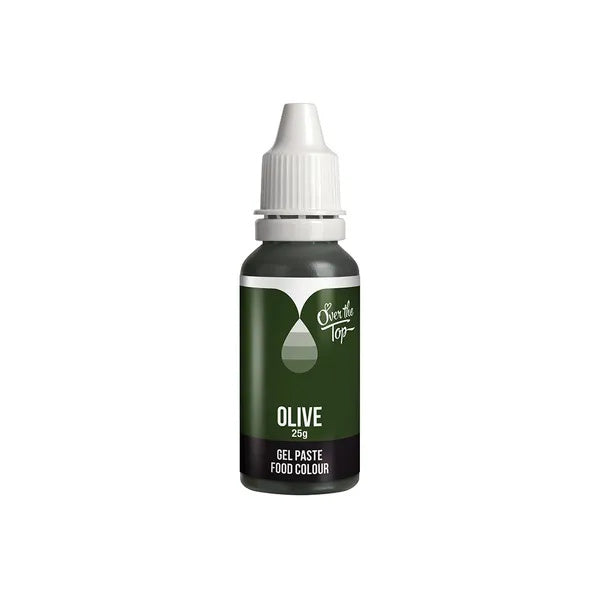 Over The Top Food Colour - Olive 25g