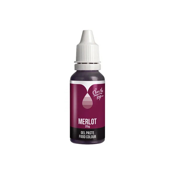Over The Top Food Colour - Merlot 25g