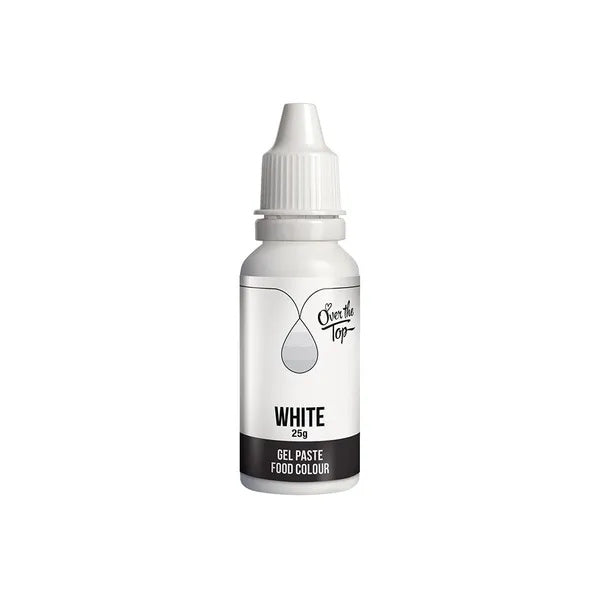 Over The Top Food Colour - White 25g
