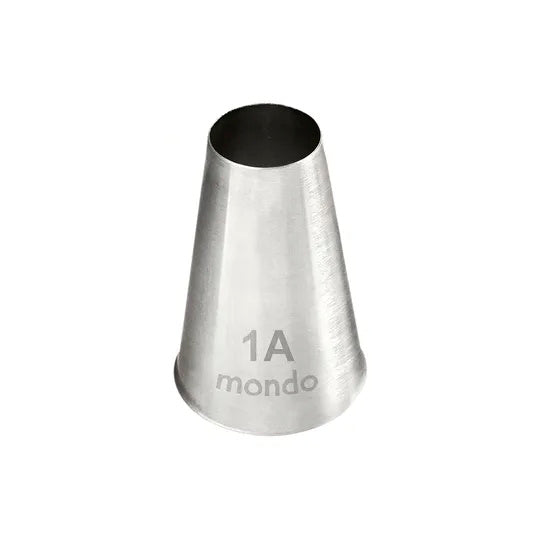 Mondo #1A Stainless Steel Round Piping Tip