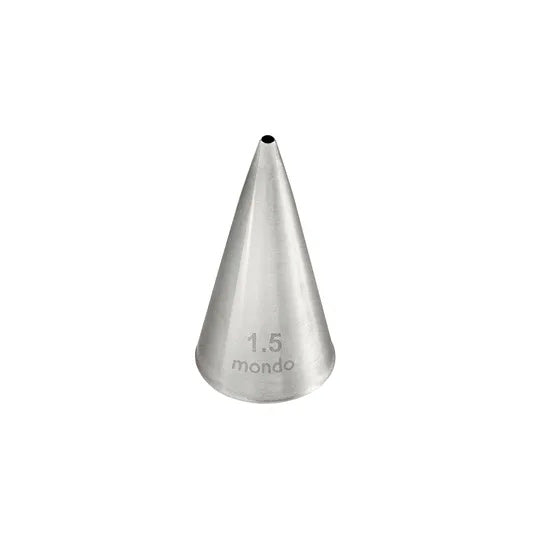 Mondo #1.5 Stainless Steel Round Piping Tip