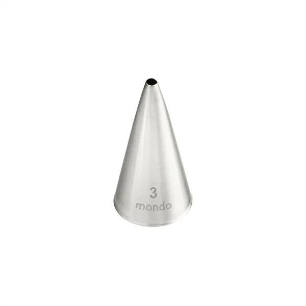 Mondo #3 Stainless Steel Round Piping Tip