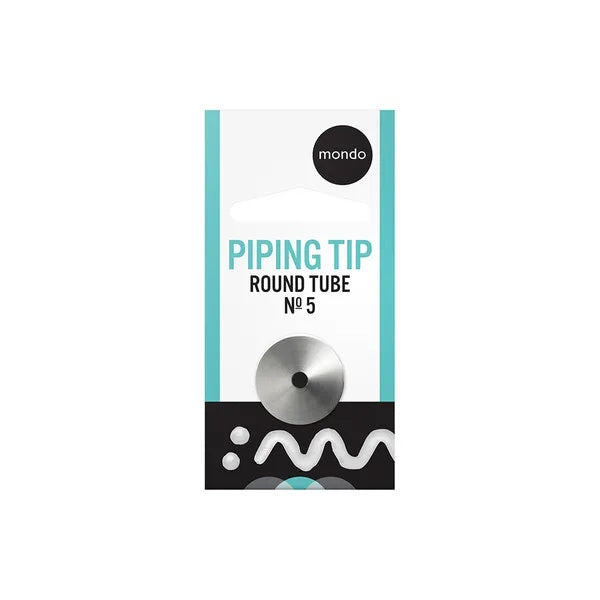 Mondo #5 Stainless Steel Round Piping Tip