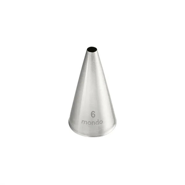 Mondo #6 Stainless Steel Round Piping Tip