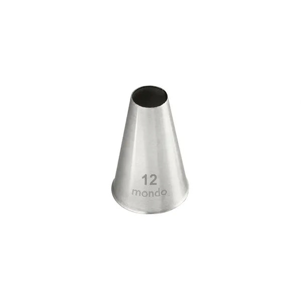 Mondo #12 Stainless Steel Round Piping Tip