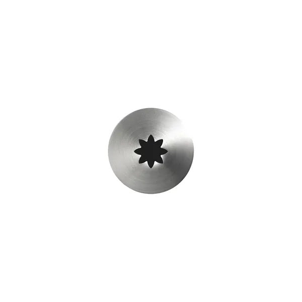 Mondo #19 Stainless Steel Open Star Piping Tip