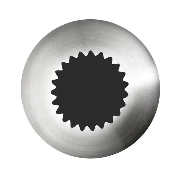 Mondo #172 Stainless Steel Open Star Piping Tip