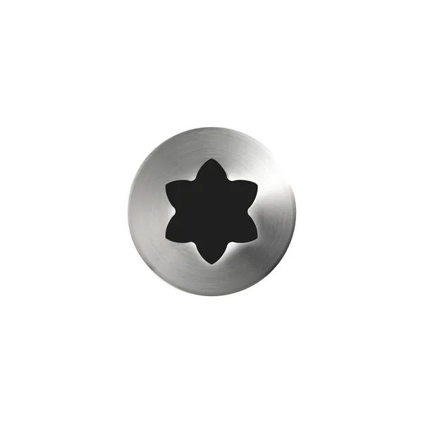 Mondo #1M Stainless Steel Open Star Piping Tip