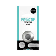 Mondo #4B Stainless Steel Open Star Piping Tip