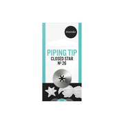 Mondo #26 Stainless Steel Closed Star Piping Tip