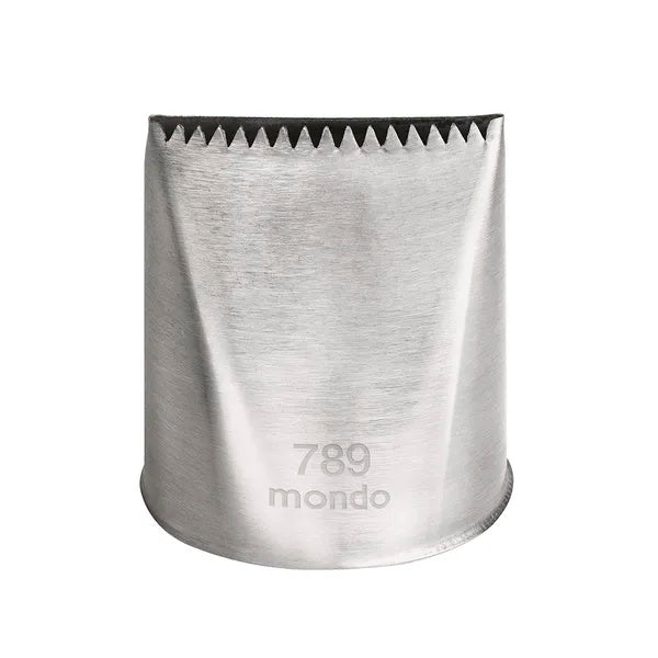 Mondo #789 Stainless Steel Cake Icer & Basketweave Piping Tip