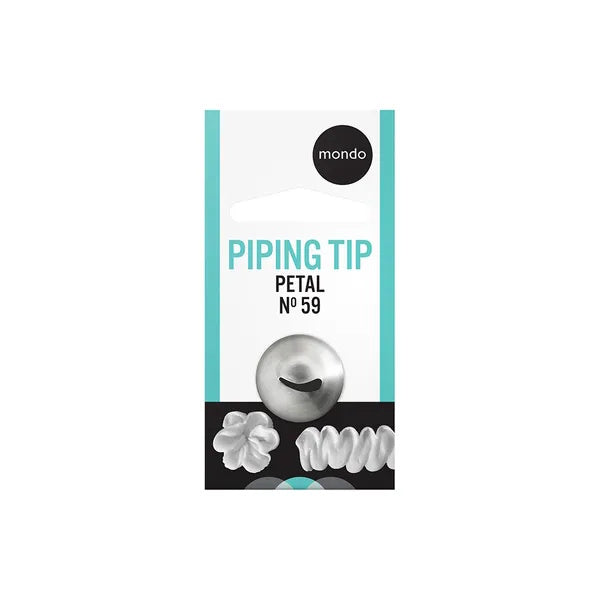 Mondo #59 Stainless Steel Petal Piping Tip