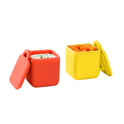 Omiedip Silicone Dip Containers Set 2- Yellow Red