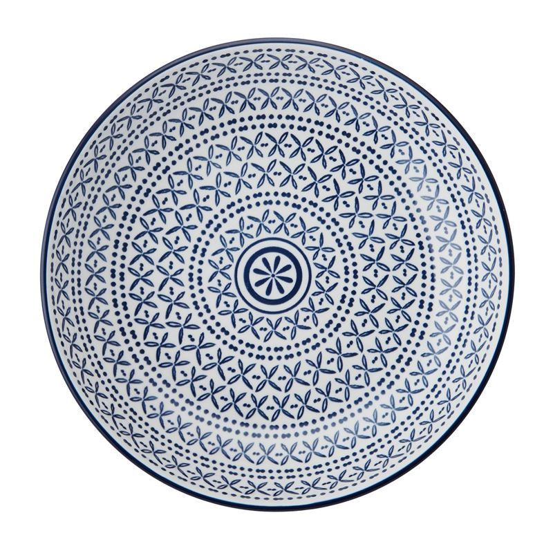 Mikasa Glazed Stoneware Coupe Bowl Mediterranean 21x5cm
