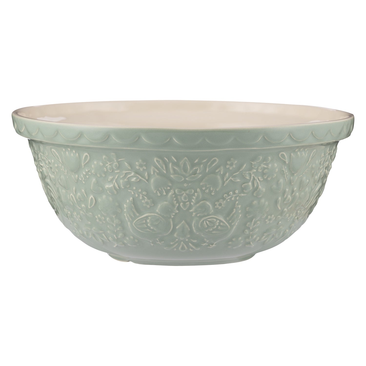 MASON CASH Home To Roost Green Hen Mixing Bowl 29cm / 4L