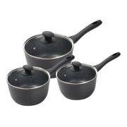 PYROLUX Pyrostone 3 Piece Saucepan Set 16,18 and 20cm