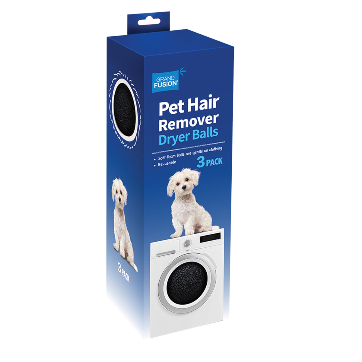 Grand Fusion Pet Hair Remover Dryer Balls 3 Pack