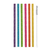 Avanti Reusable Cocktail Straws Set of 24 - Rainbow
